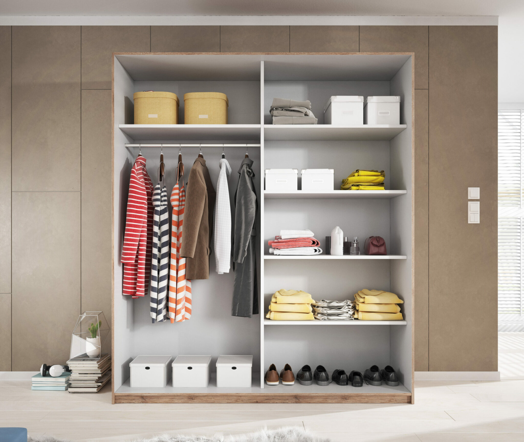 Gelaxy 200-220 open wardrobe