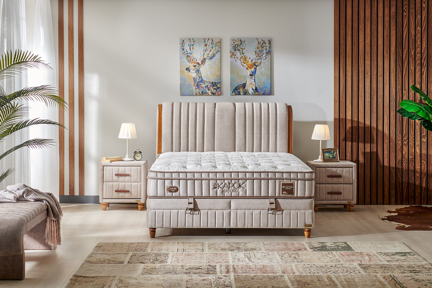Kapok Naturel Bambi Boxspring