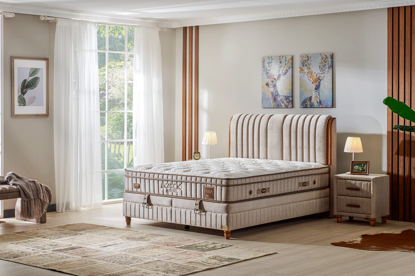 Kapok Naturel Bambi Boxspring