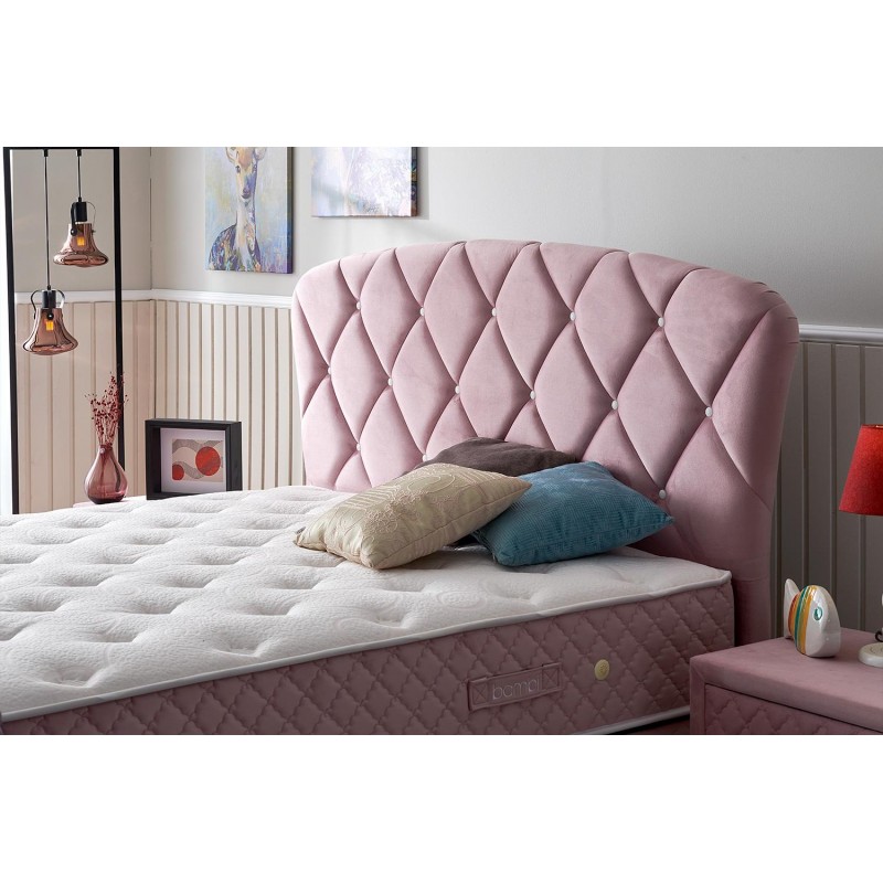 Lit-boxspring-avecs-rangement-Pinky-set-Tissu-90x200-cm Pinky Boxspring