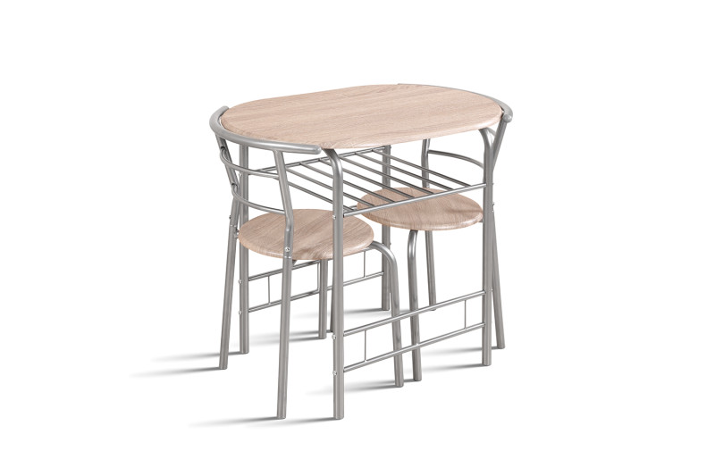 Image 4 for Tafelset Adam Grijs metaal Decor sonoma