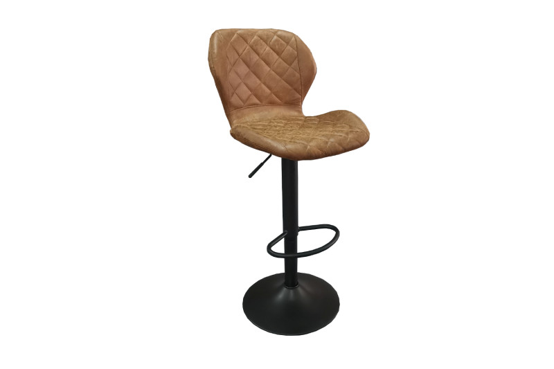 Image 4 for Barstoel Malaga PU Ote Topper 02 Cognac