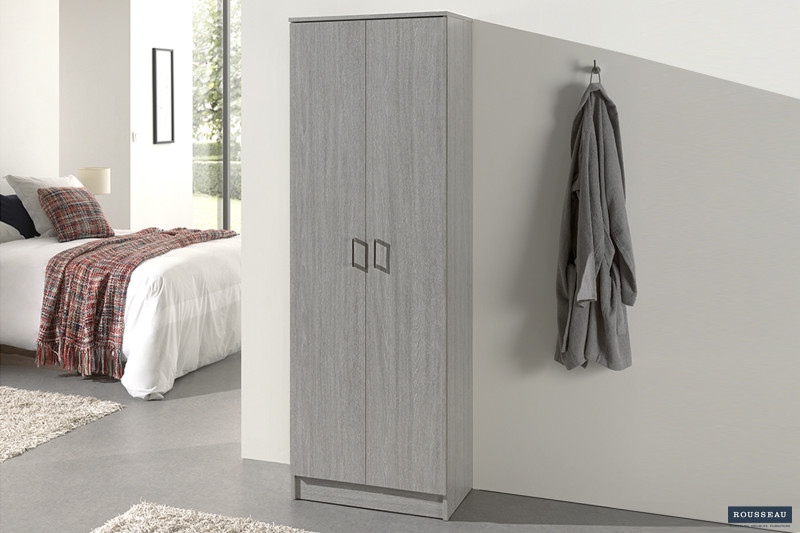 Image 1 for Opbergkast Ray 2 deuren en 4 legplanken Grijze eik