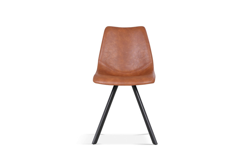 Image 4 for Stoel Emma PU Cognac