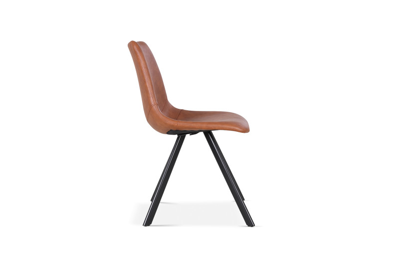 Image 5 for Stoel Emma PU Cognac