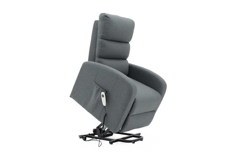 Image 4 for Electrische relax met lift Bruges Stof Donkergrijs