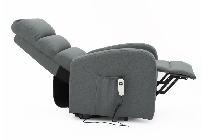 Image 7 for Electrische relax met lift Bruges Stof Donkergrijs