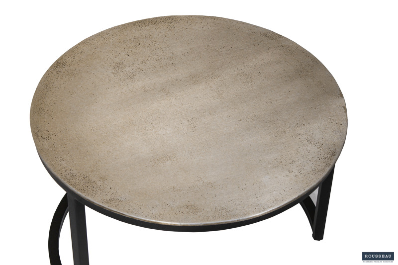 Image 5 for Salontafel Amira 2-delig Verouderd Zilver