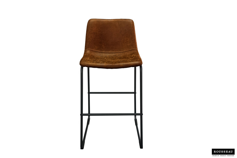 Image 2 for Barstoel Mancia PU Ote Topper 02 Cognac
