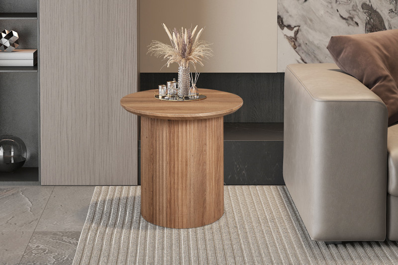 Image 1 for SALE - Salontafel Lagos 50 cm Rond Decor Oude eik