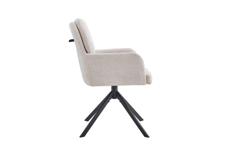 Image 5 for Stoel Granada Draaibaar tot 0 Stof Davis Bliss 75-03 Beige