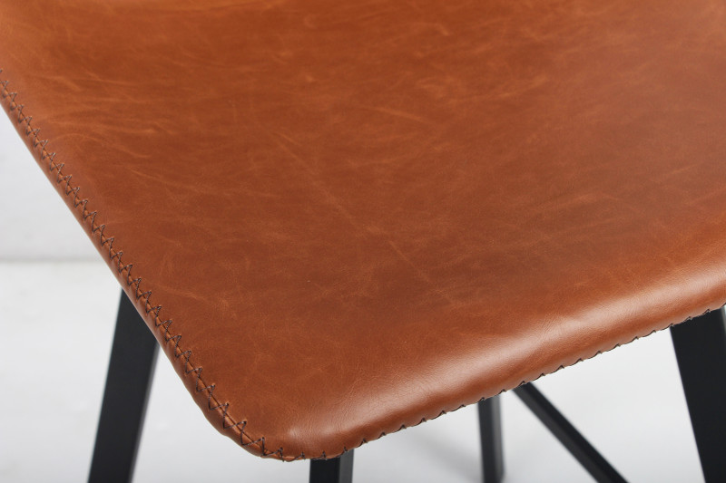 Image 7 for Barstoel Ozan PU Cognac