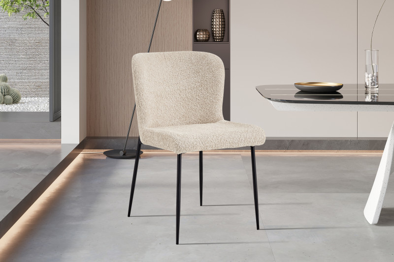 Image 2 for Stoel Lisa Bouclé Beige