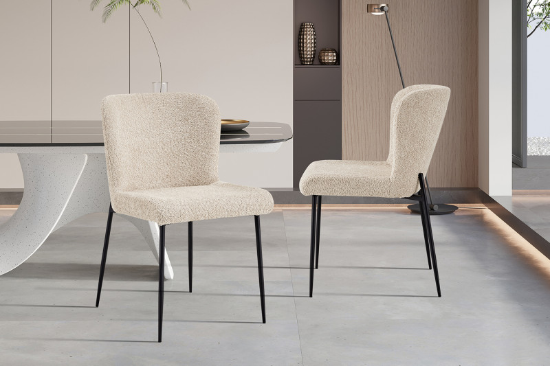Image 1 for Stoel Lisa Bouclé Beige