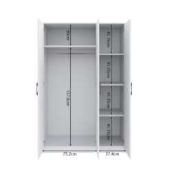 Image 7 for Kledingkast Ray 3 deuren Wit