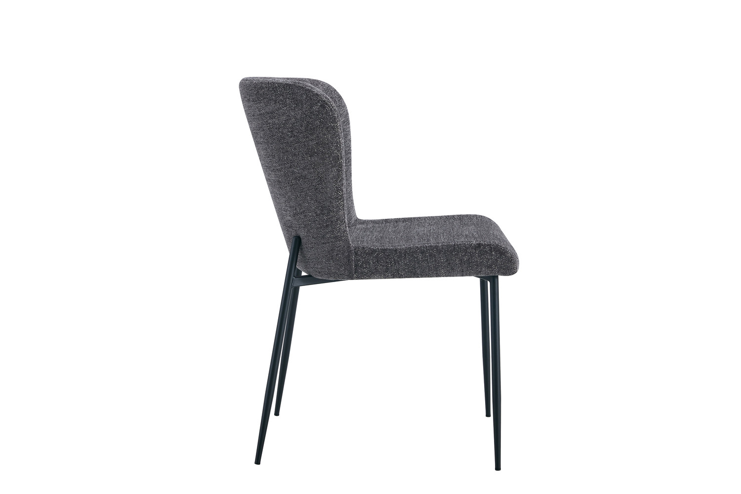 Image 5 for Stoel Lisa Stof Fabb Raven 13 Donkergrijs