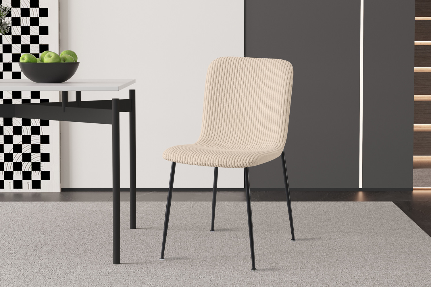 Image 2 for Stoel Alice Corduroy Beige