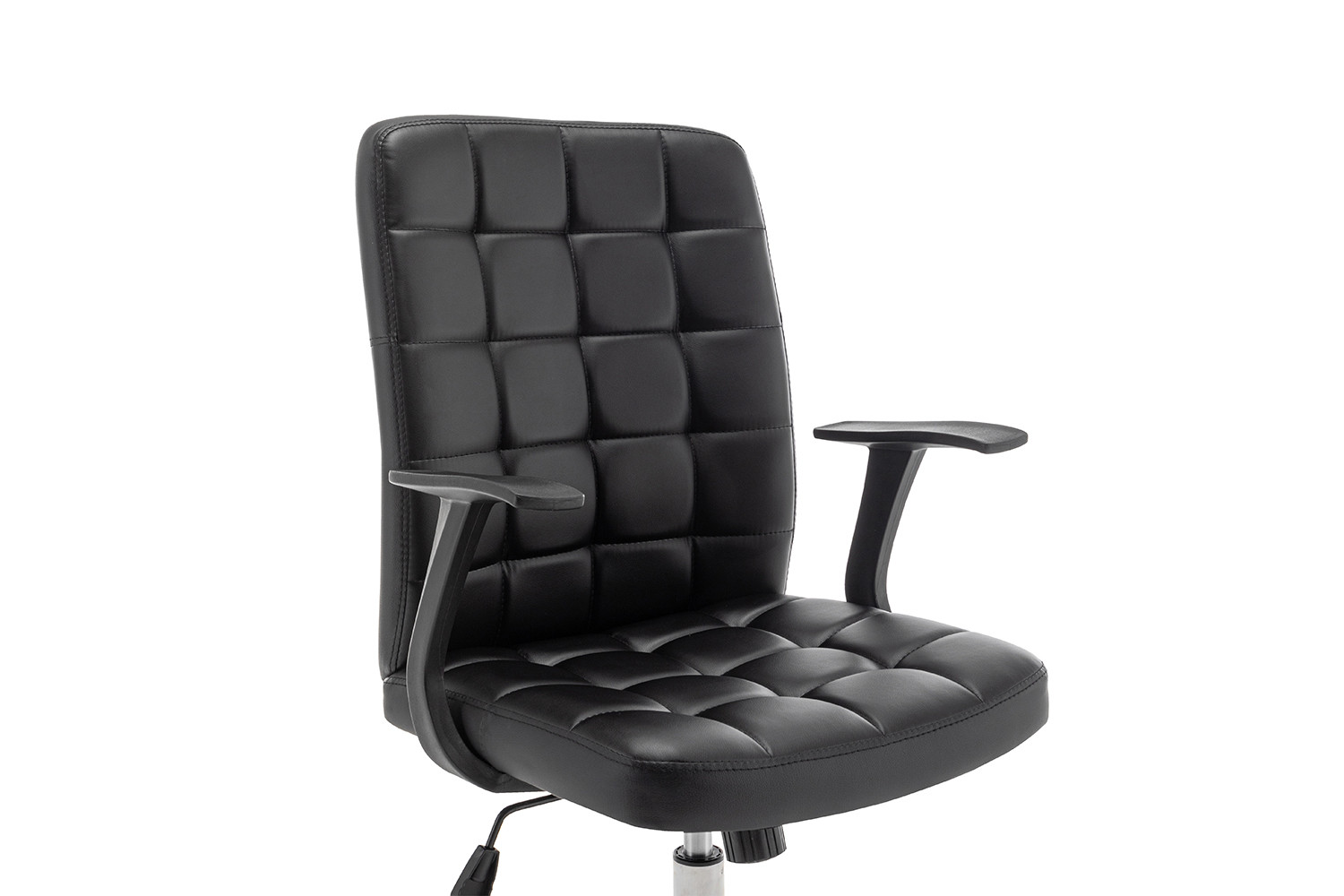 Image 7 for Bureaustoel Luka Zwart PU