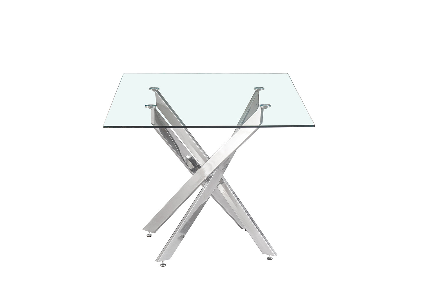 Image 5 for Tafel Lasi 160 cm Glas, Poten Chroom