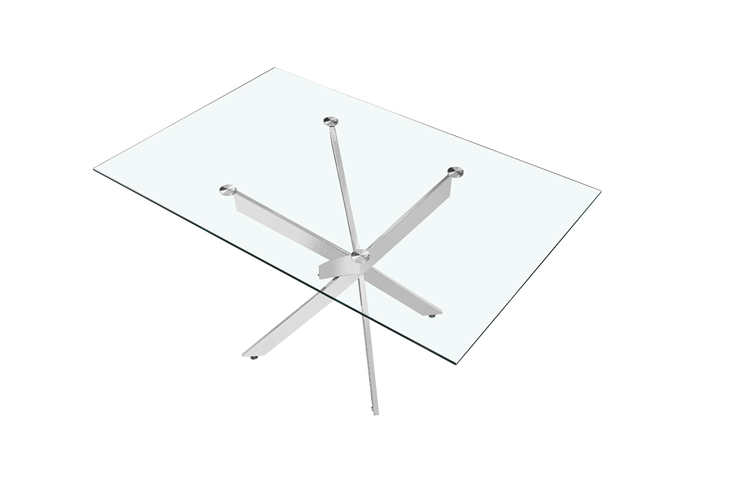 Image 7 for Tafel Lasi 160 cm Glas, Poten Chroom