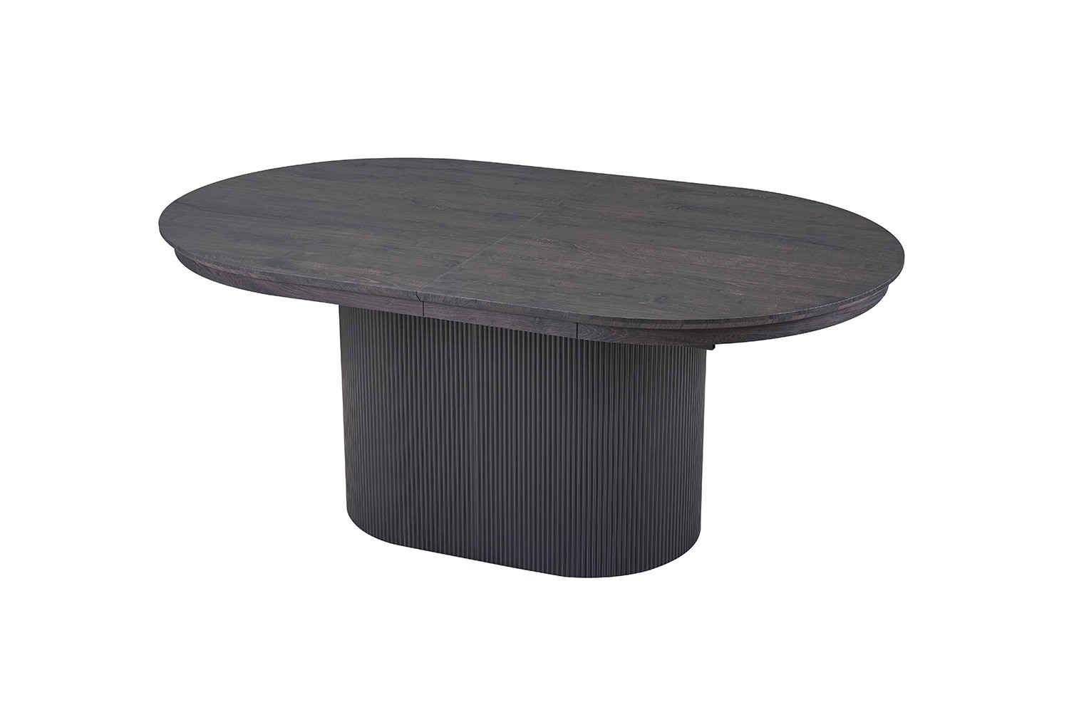 Image 8 for Uitschuifbare tafel Lagos 180-220 cm Ovaal Decor Donkerbruin