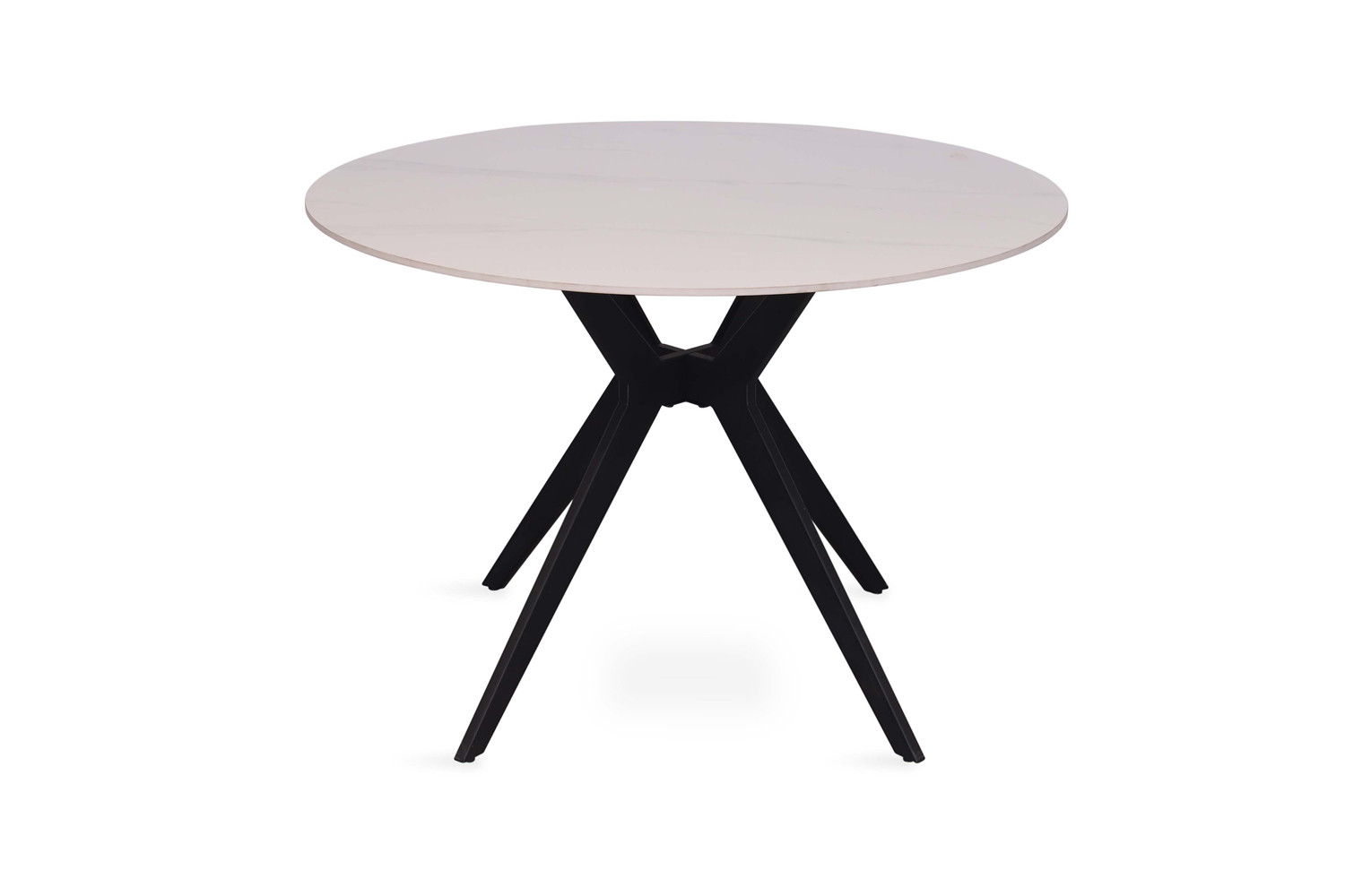 Image 4 for Tafel Apollo 110 cm Rond Glanzend Steen Snow Wit