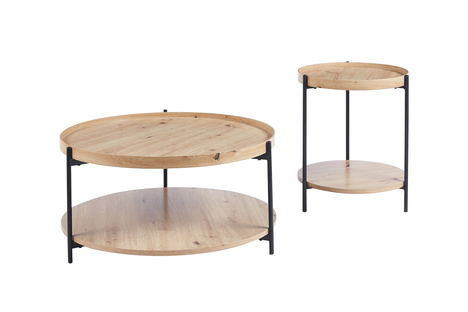 Image 7 for Salontafel Dalina 45 cm Decor Oude eik