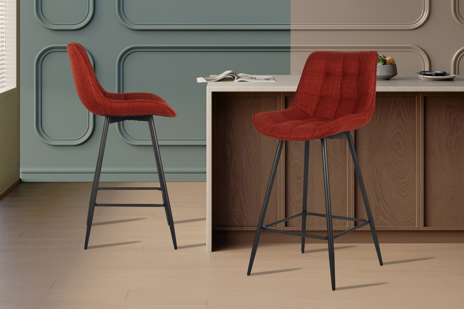 Image 1 for Counterstoel Ariba Stof Ote Montego 253 Rood