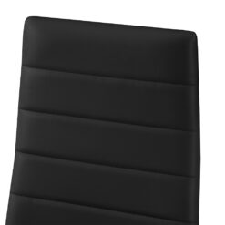 Image 10 for Set van 4 stoelen Cato/Kenzo PU Zwart