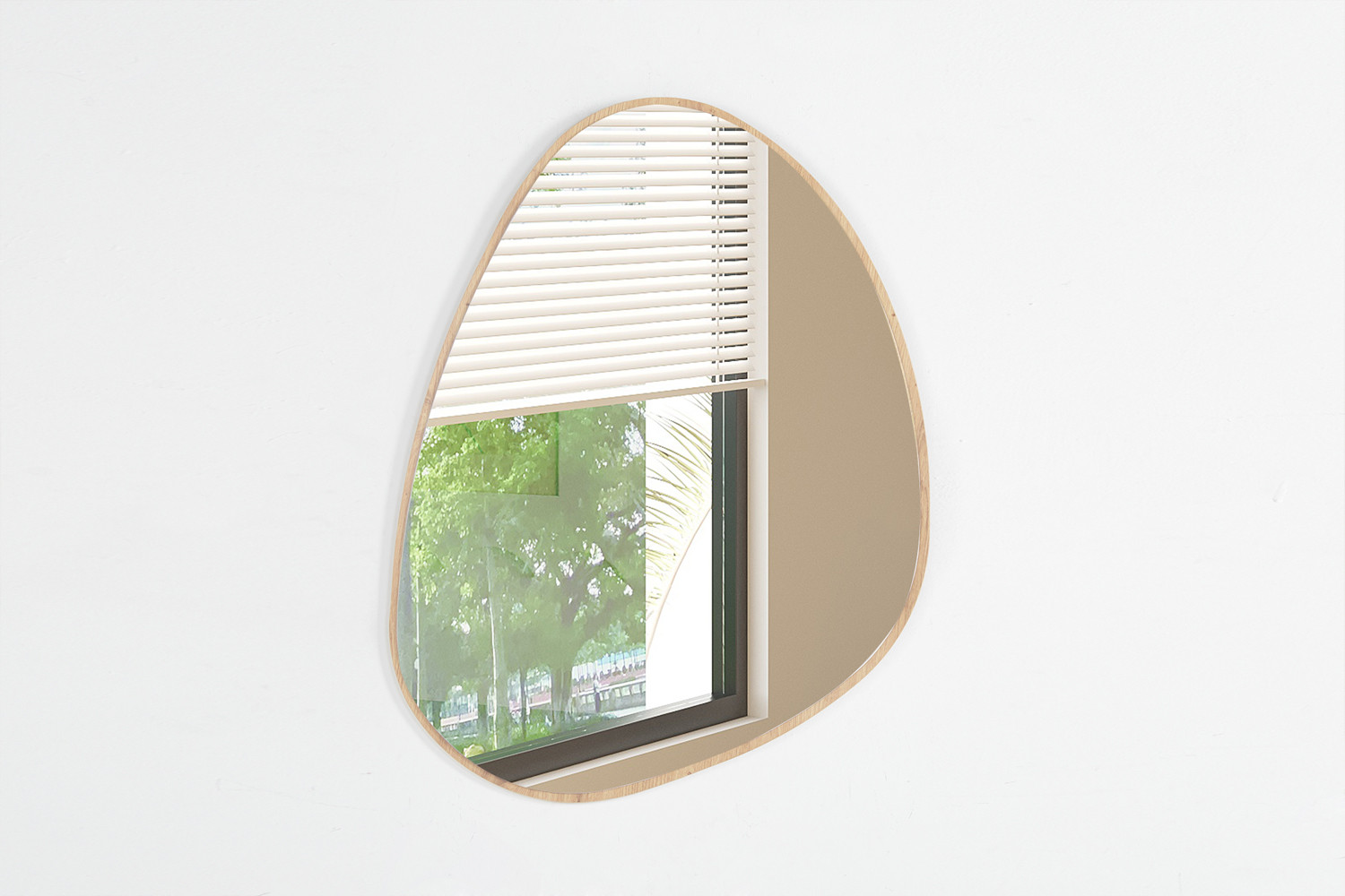 Image 3 for Spiegel Roza 80x60 Oude eik