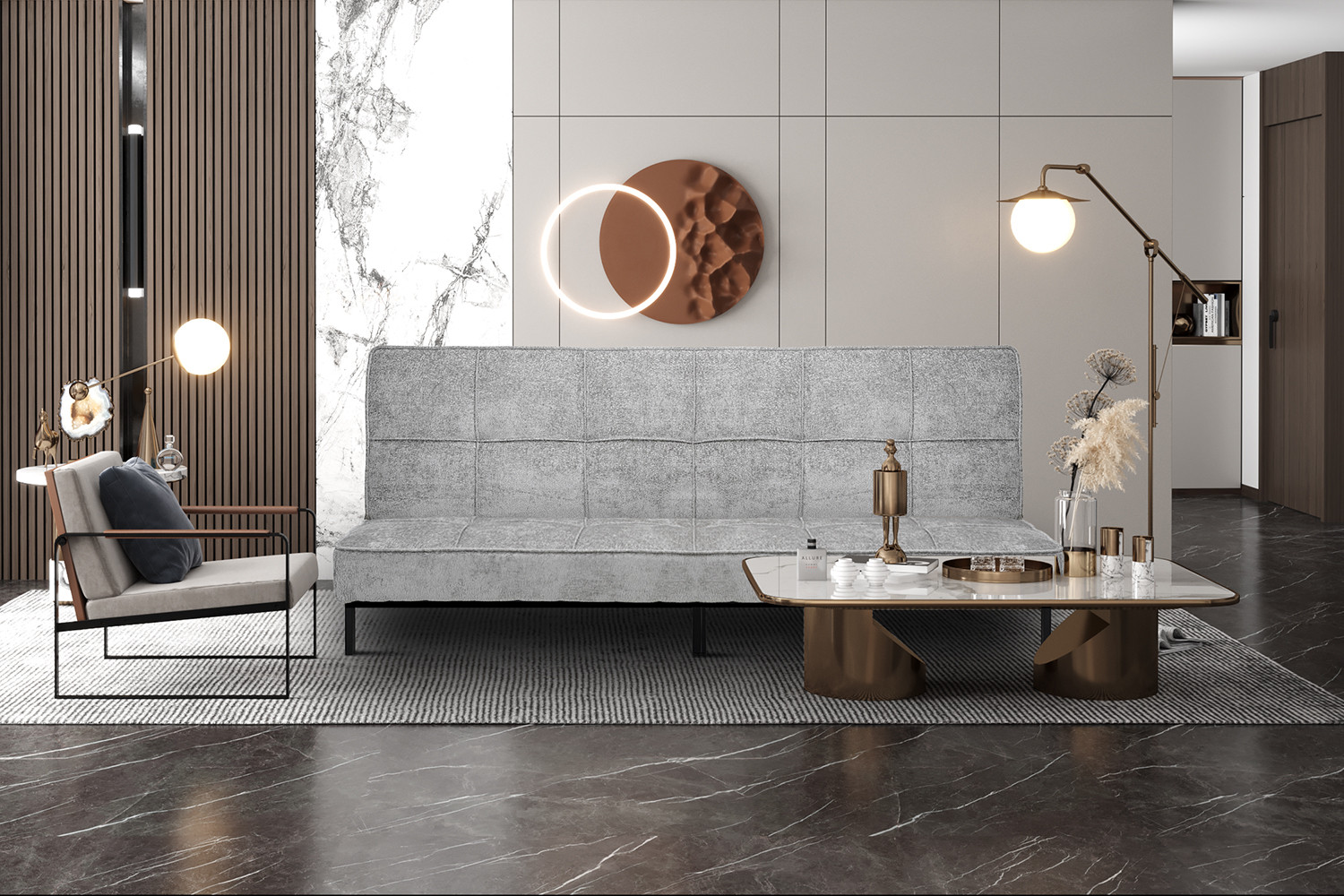 Image 1 for SALE - Slaapbank Konya Grijs