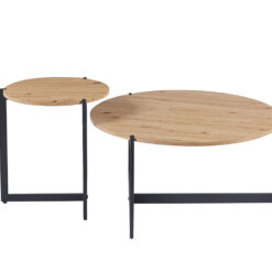 Image 4 for Set van 2 Salontafels Pola Decor Oude eik