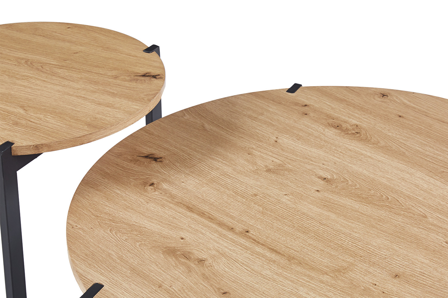 Image 5 for Set van 2 Salontafels Pola Decor Oude eik