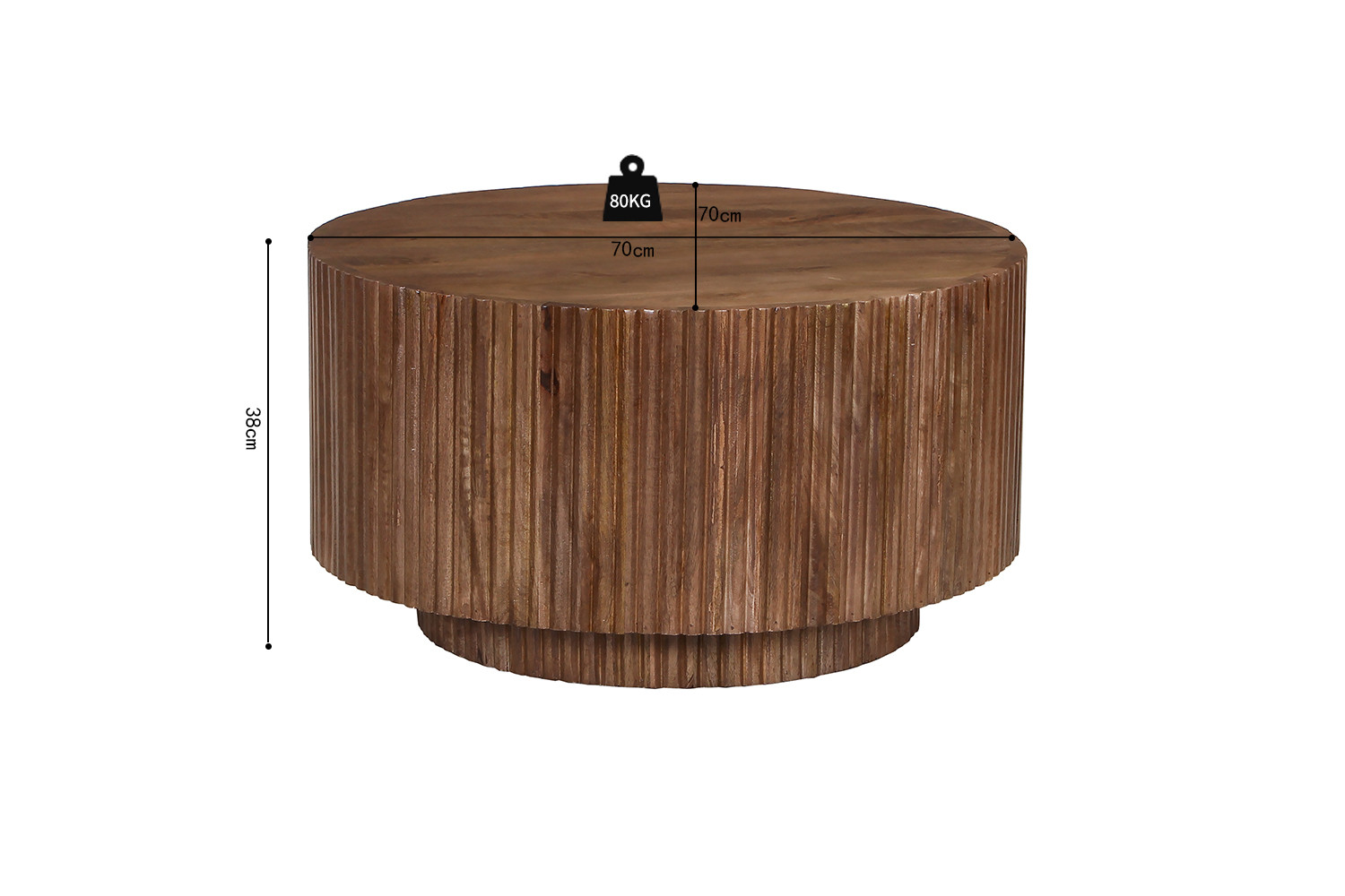 fd7f2b96-04e4-4ca9-822b-5f5cbaa5518e Image 6 for Salontafel Victor Mango hout Lichtbruin