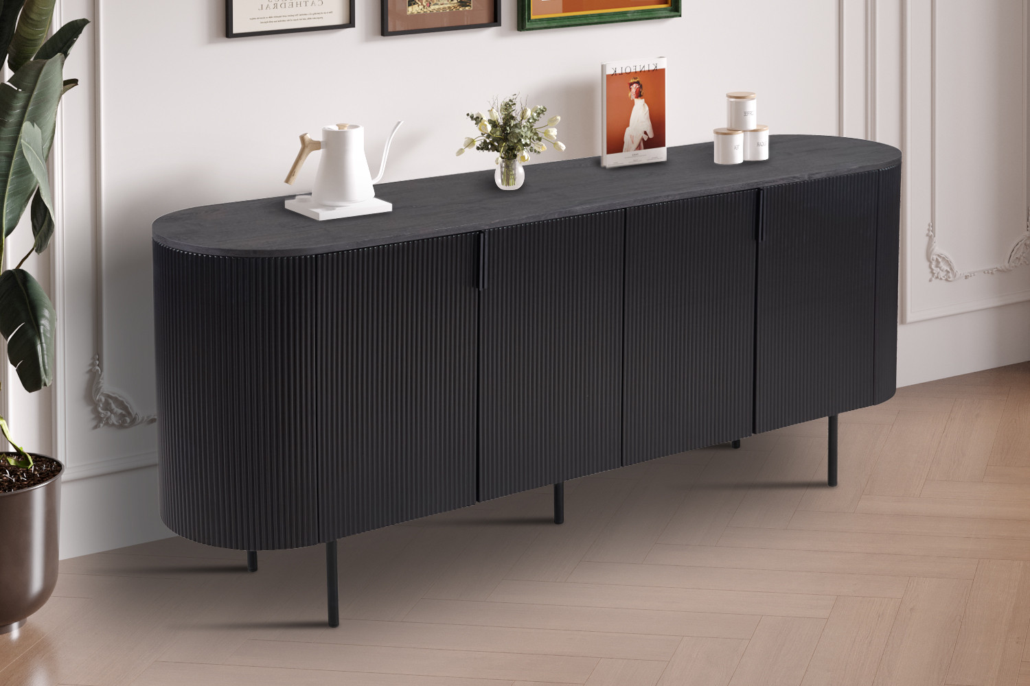 Image 1 for Dressoir Lagos 200 cm Decor Donkerbruin