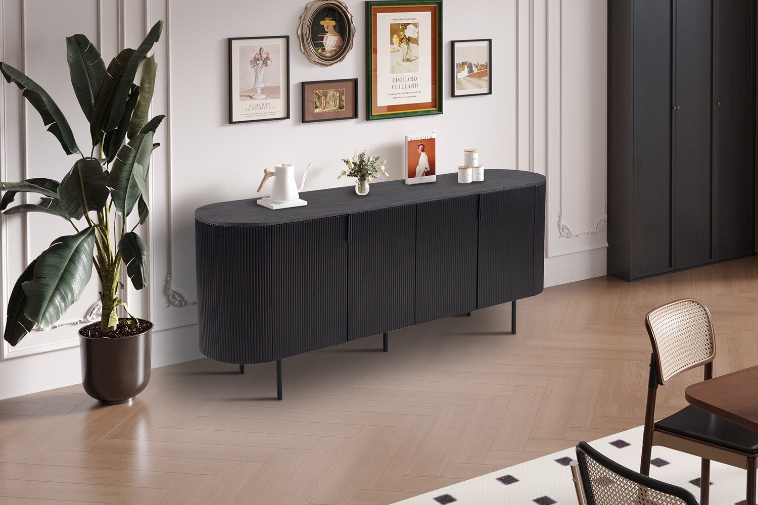 Image 2 for Dressoir Lagos 200 cm Decor Donkerbruin