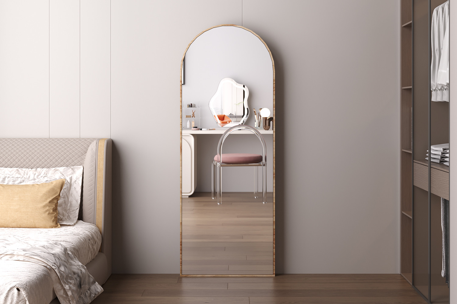 Image 1 for Spiegel Rosalie 160x60 Oude eik