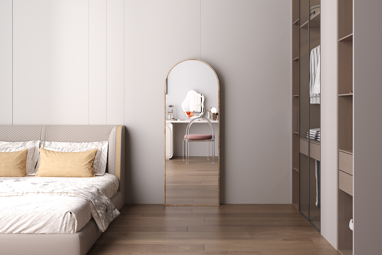 Image 2 for Spiegel Rosalie 160x60 Oude eik