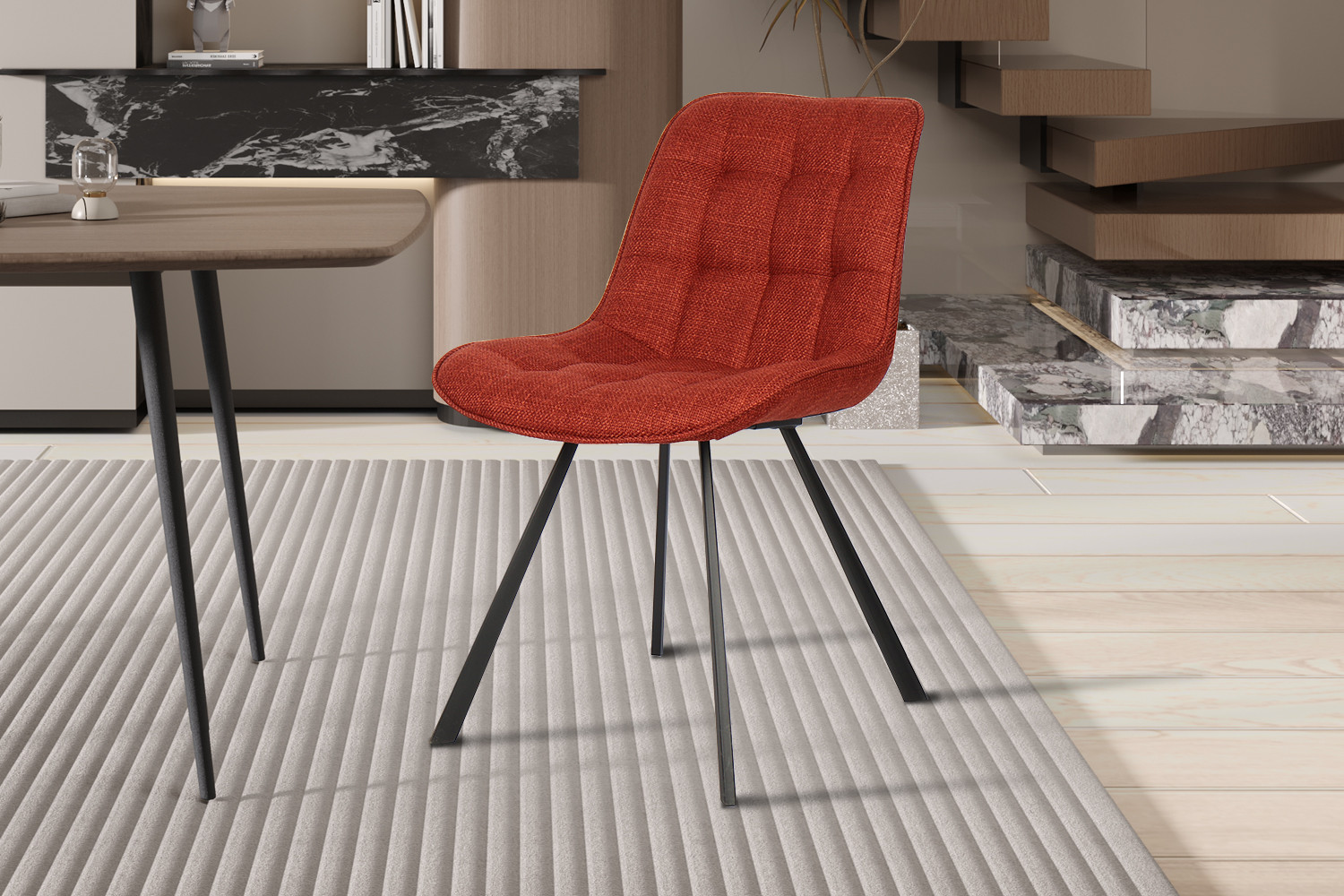 Image 2 for Stoel Ariba Stof Ote Montego 253 Rood