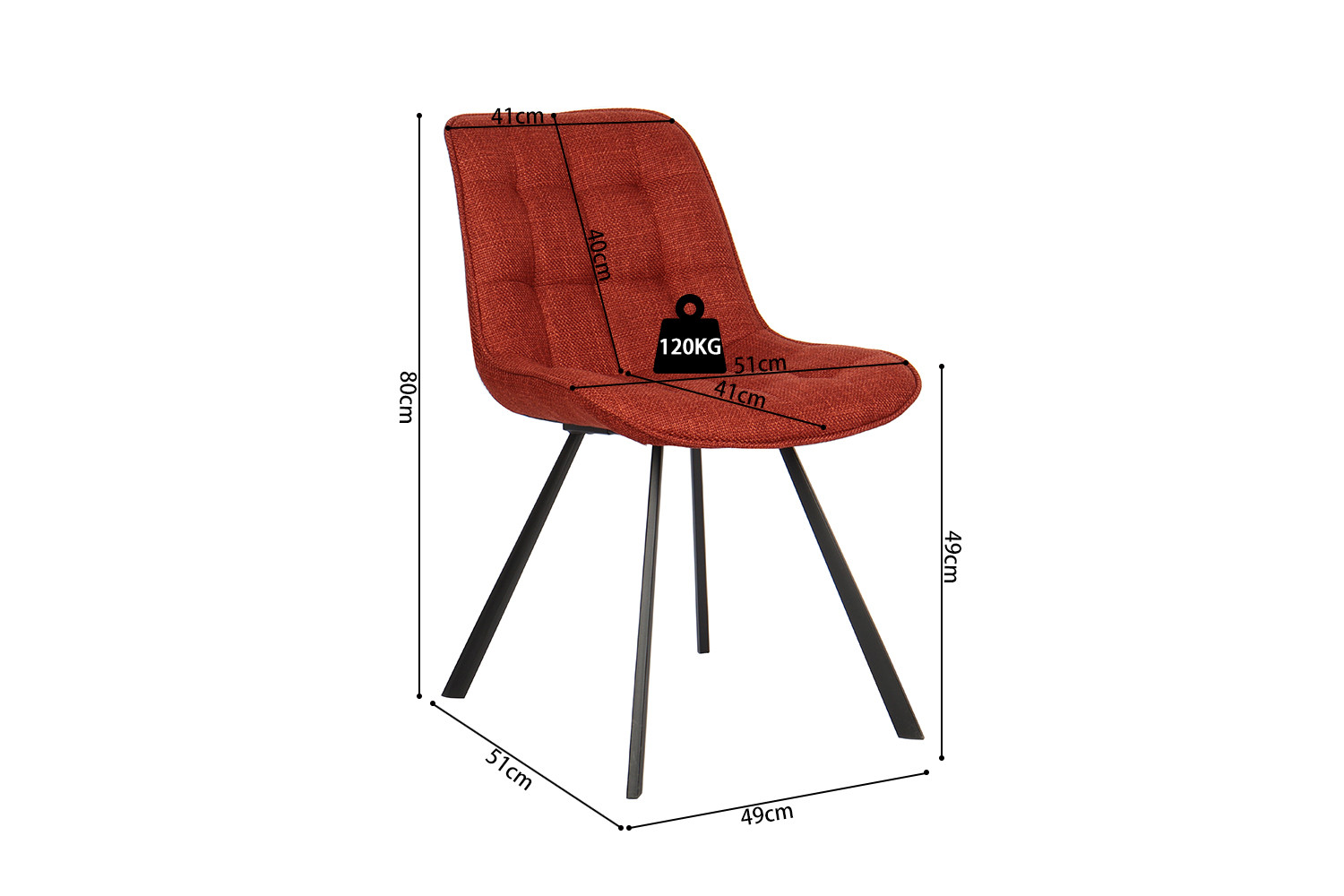 Image 8 for Stoel Ariba Stof Ote Montego 253 Rood