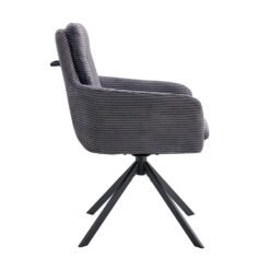 Image 6 for Stoel Luna Draaibaar tot 0 Corduroy Fabb Hyper 16 Grijs