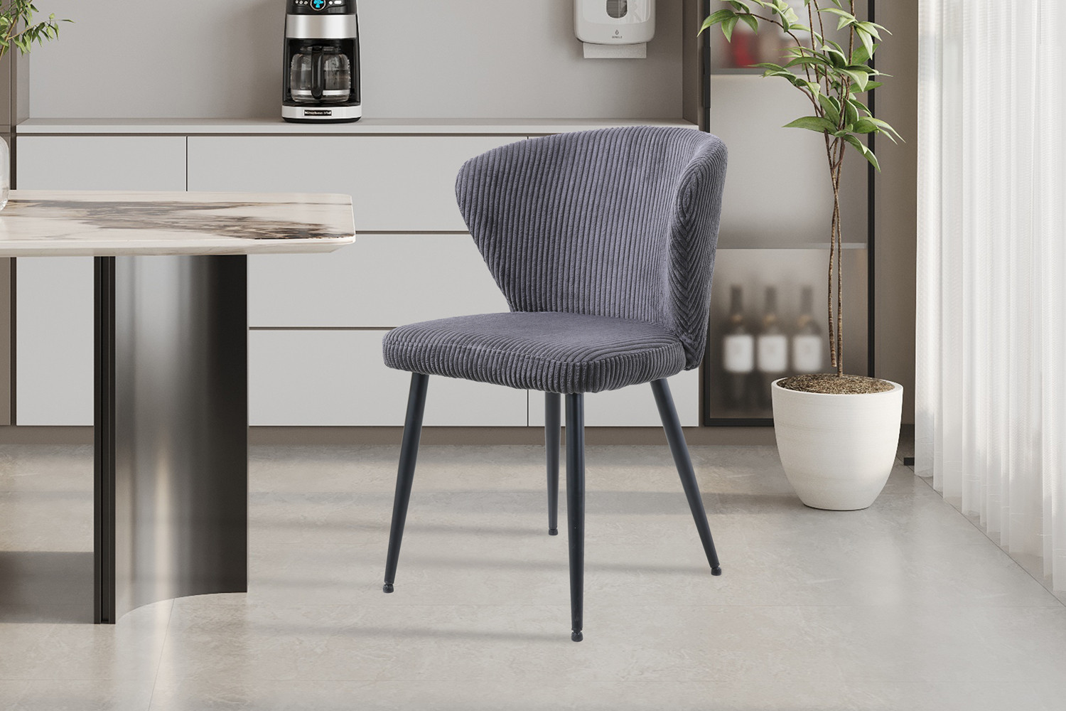 Image 2 for Stoel Tornado Corduroy Fabb Hyper 16 Grijs