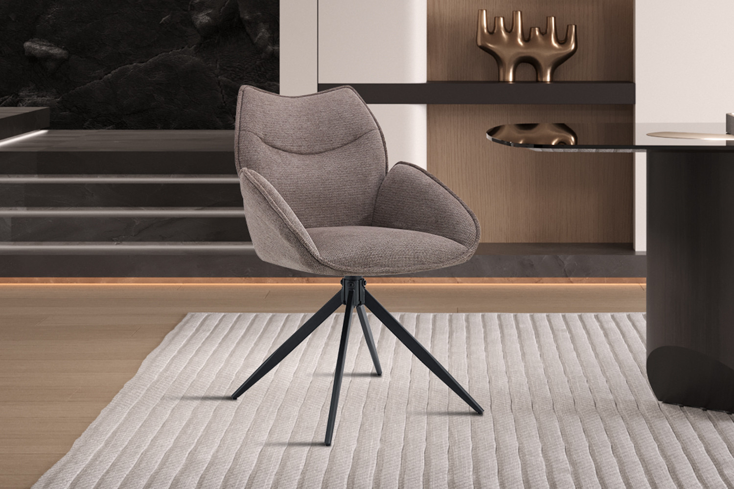 Image 2 for Stoel Mahi Draaibaar tot 0 Stof Ote Share 400 Peper