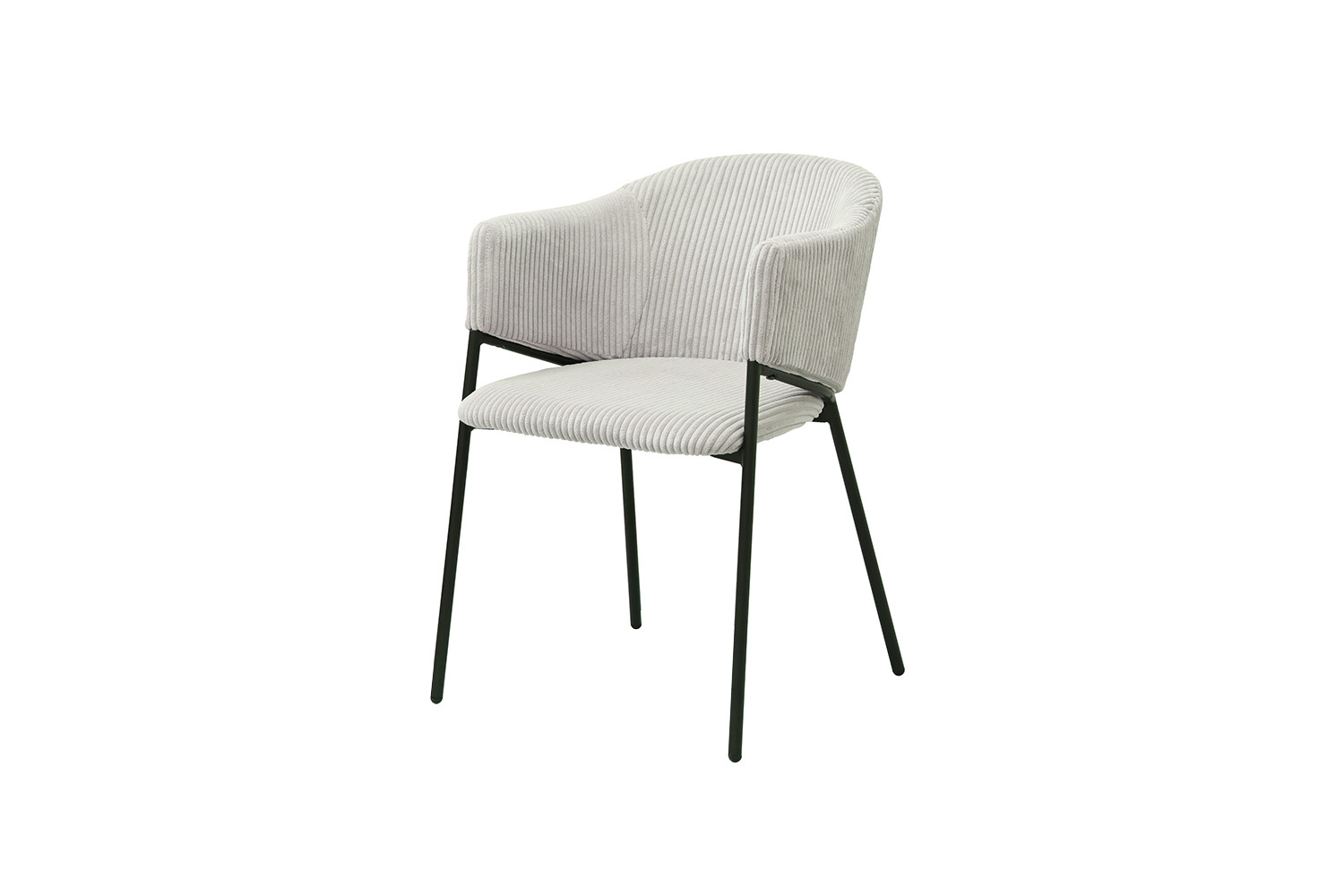 Image 5 for Stoel Hugo Corduroy Lichtgrijs