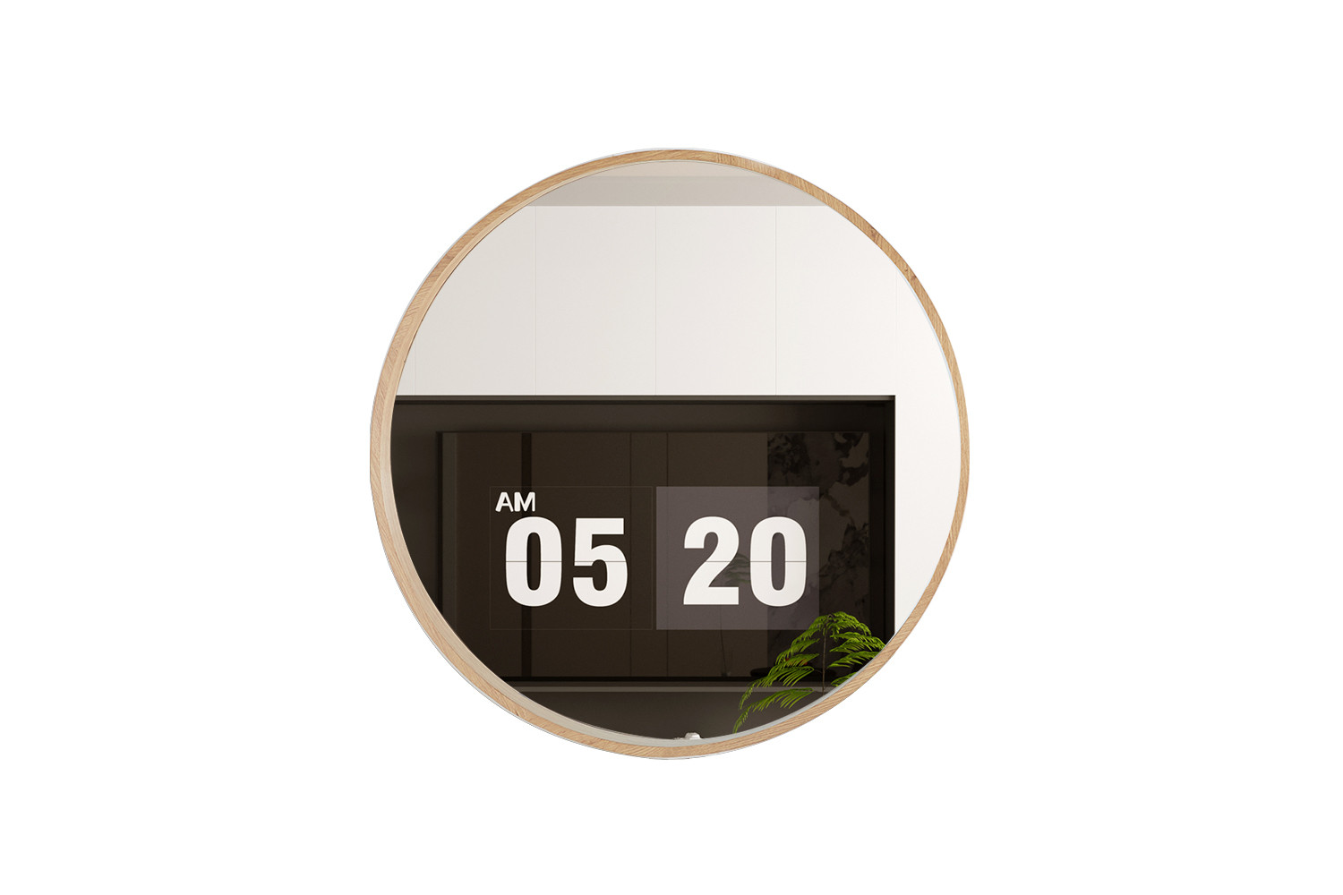 Image 3 for Spiegel Roxy 80x80 Oude eik