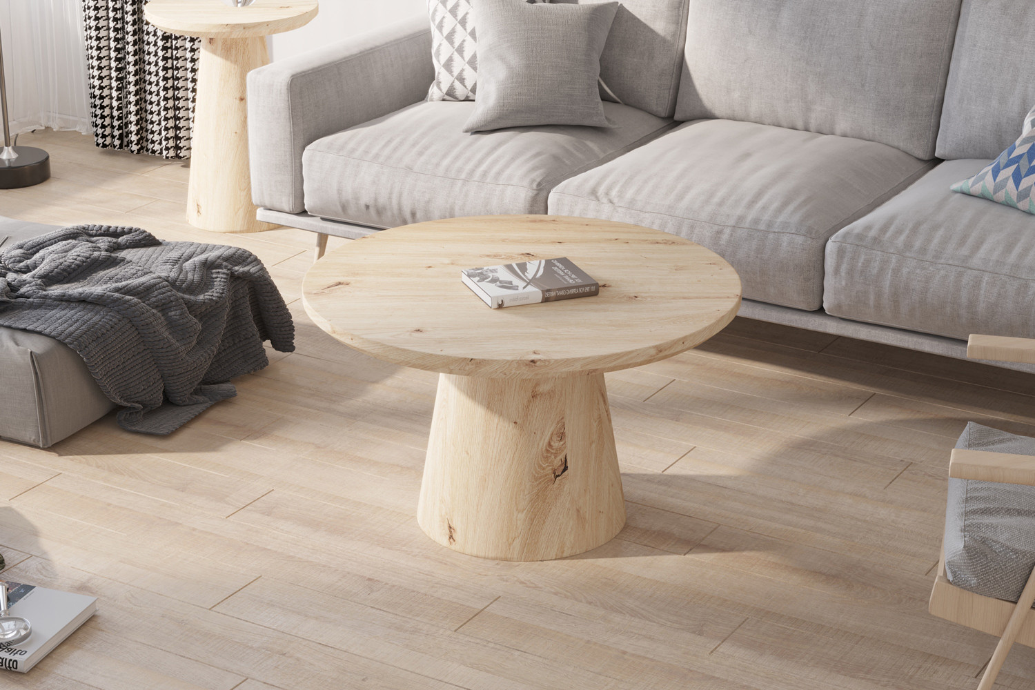 Image 1 for Salontafel Lukas 80 cm Decor Oude eik