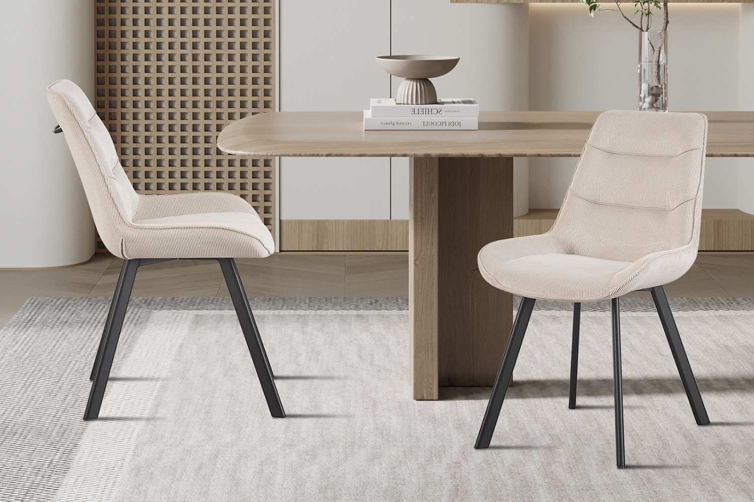 Image 1 for Stoel Amelie Corduroy Zand