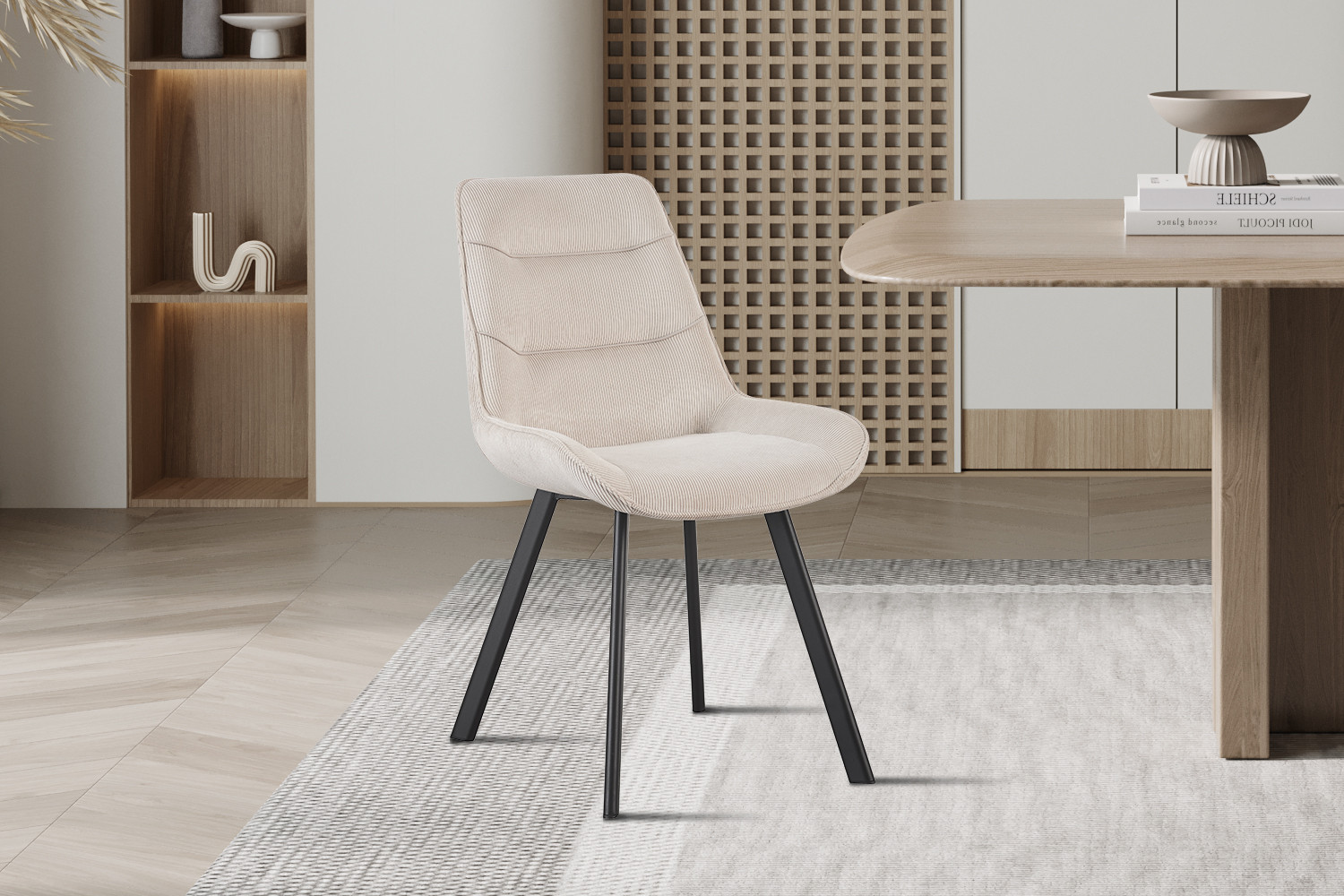 Image 2 for Stoel Amelie Corduroy Zand