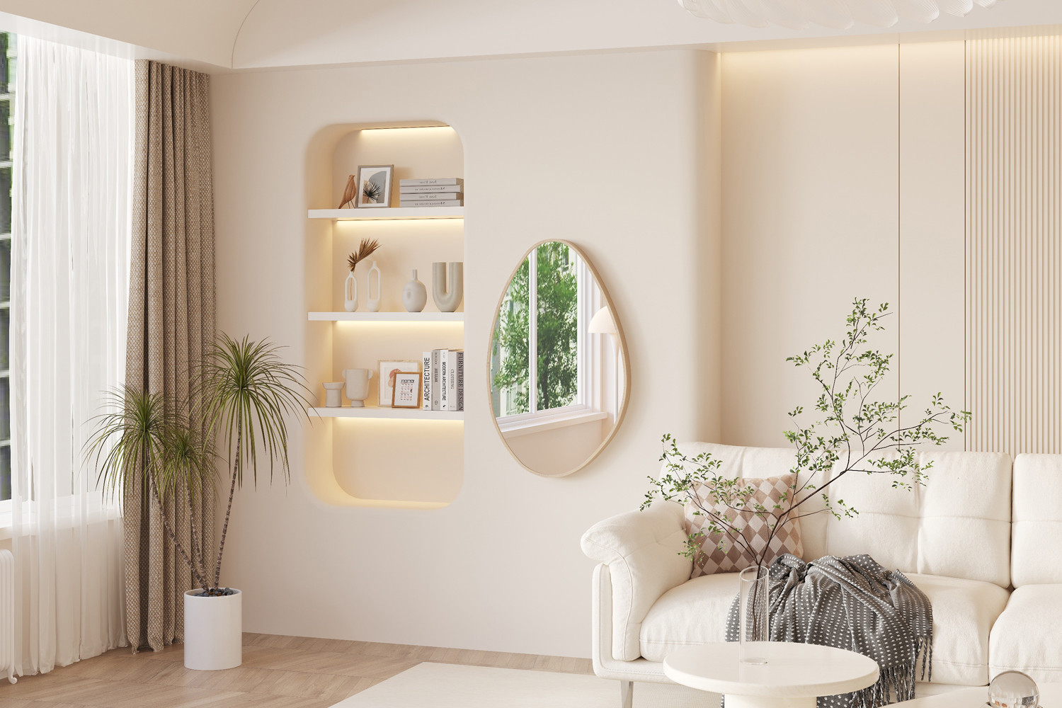 Image 2 for Spiegel Rana 80x50 Oude eik