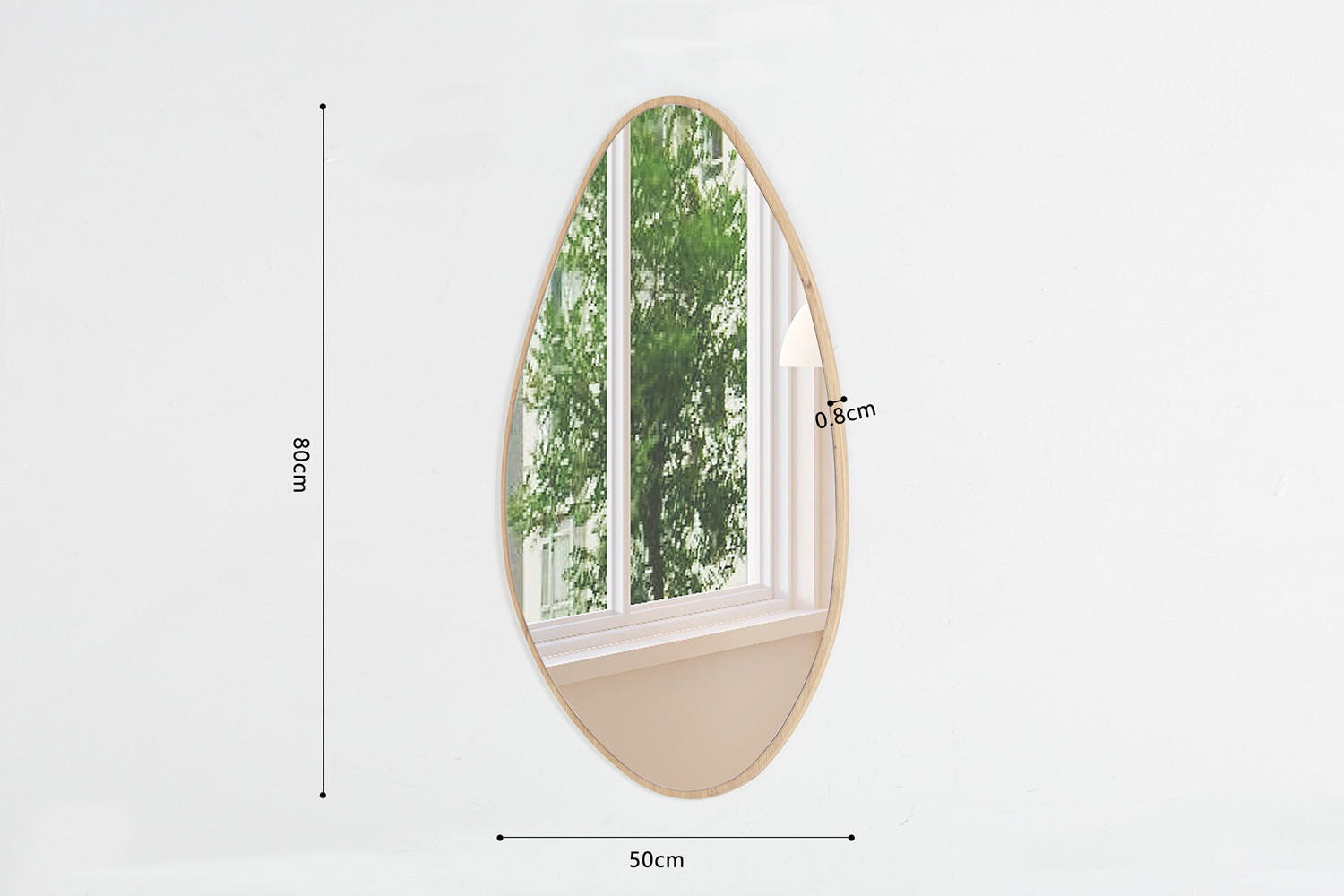 Image 6 for Spiegel Rana 80x50 Oude eik